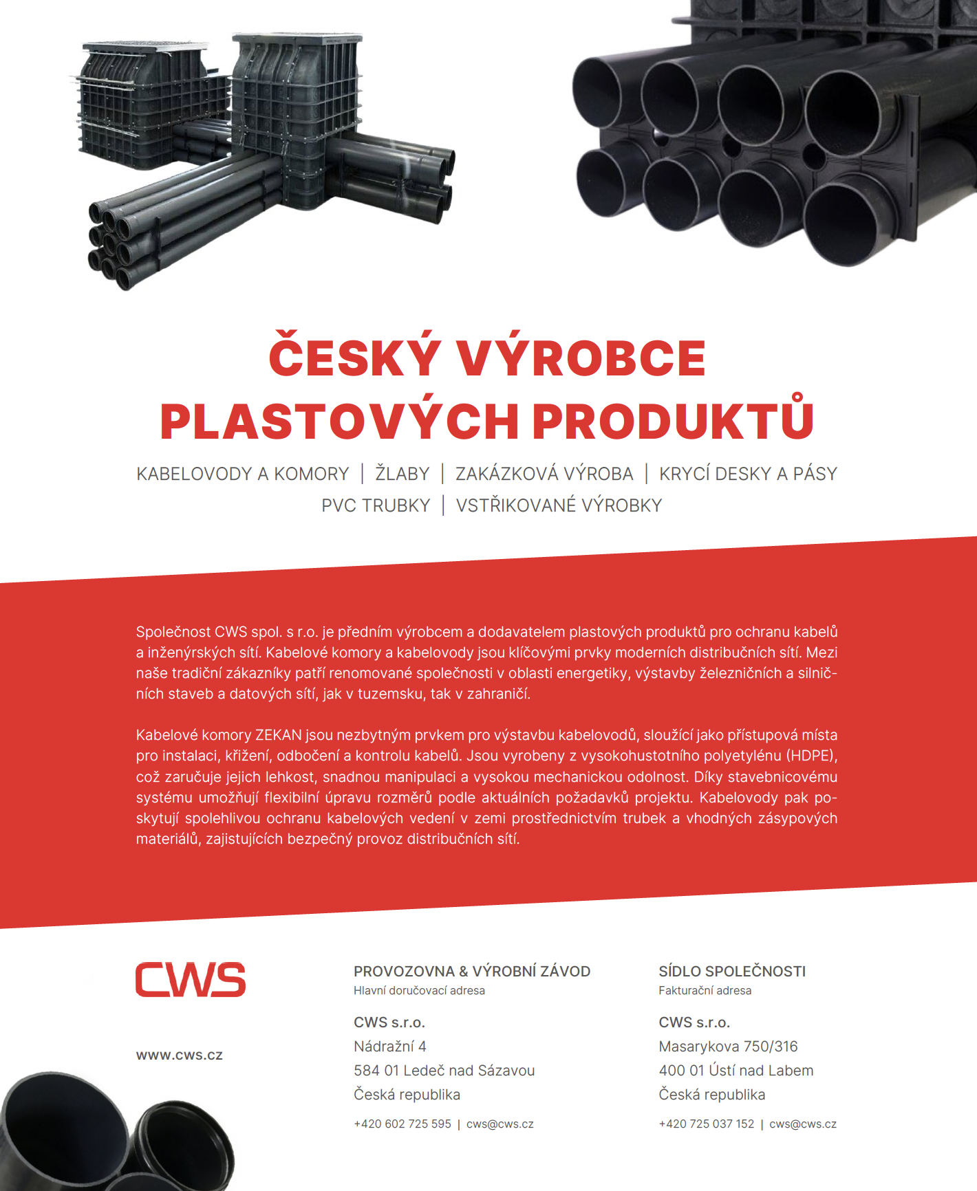 Articolo su CWS s.r.o. nella rivista “Svět průmyslu” (World of Industry) 2/2024