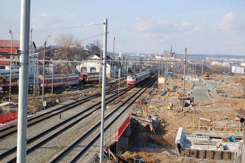 Reconstrucción del cruce ferroviario de Brno