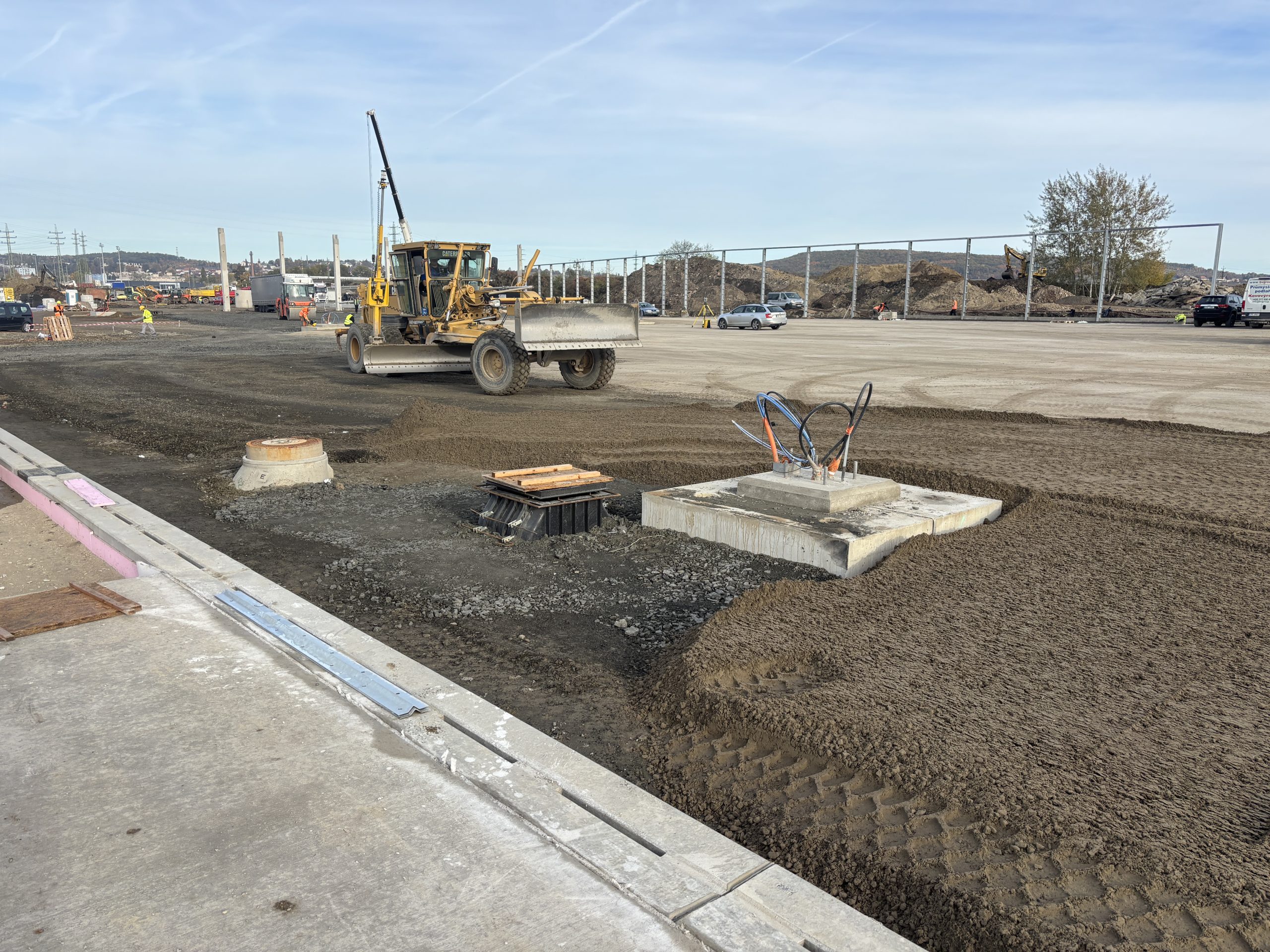 ZEKAN cable manholes in the new warehouse complex in Kosmonosy